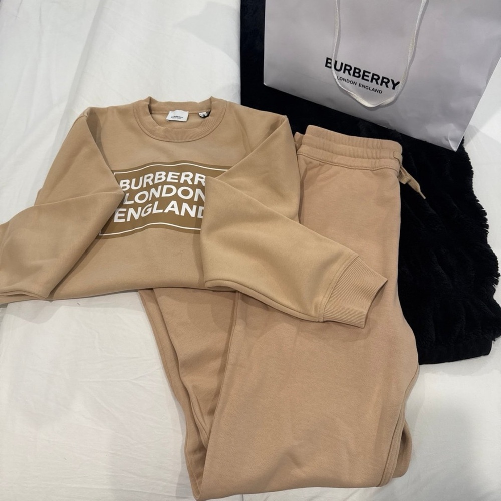 Burberry Beige Logo Sweatshirt